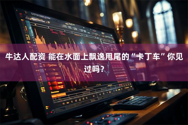 牛达人配资 能在水面上飘逸甩尾的“卡丁车”你见过吗？